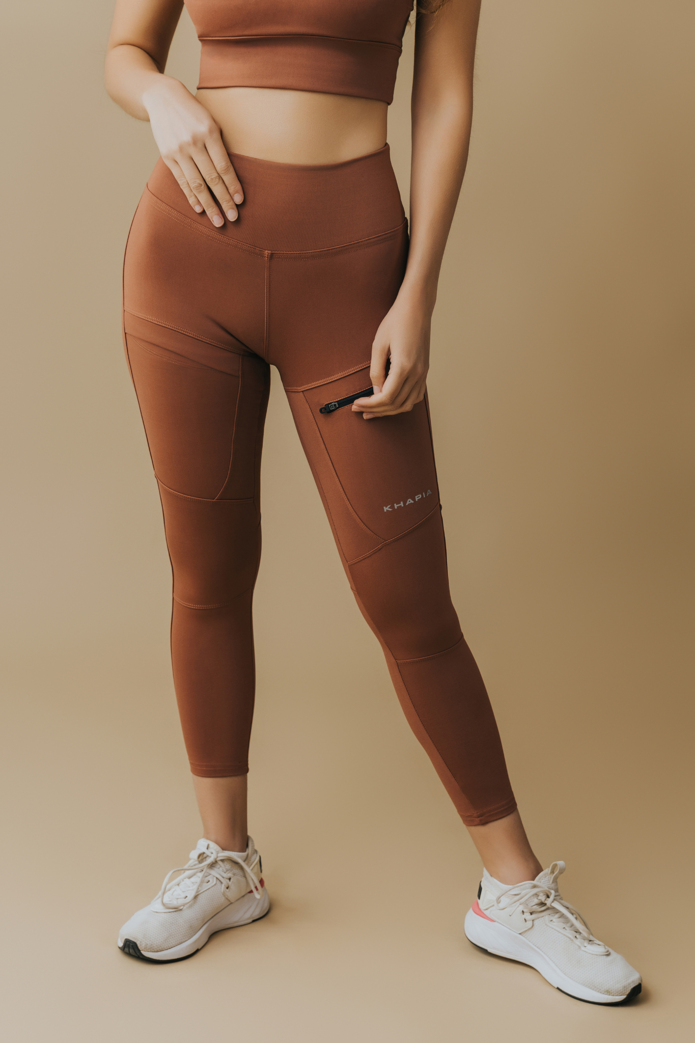 Legging bolsillos con cierre