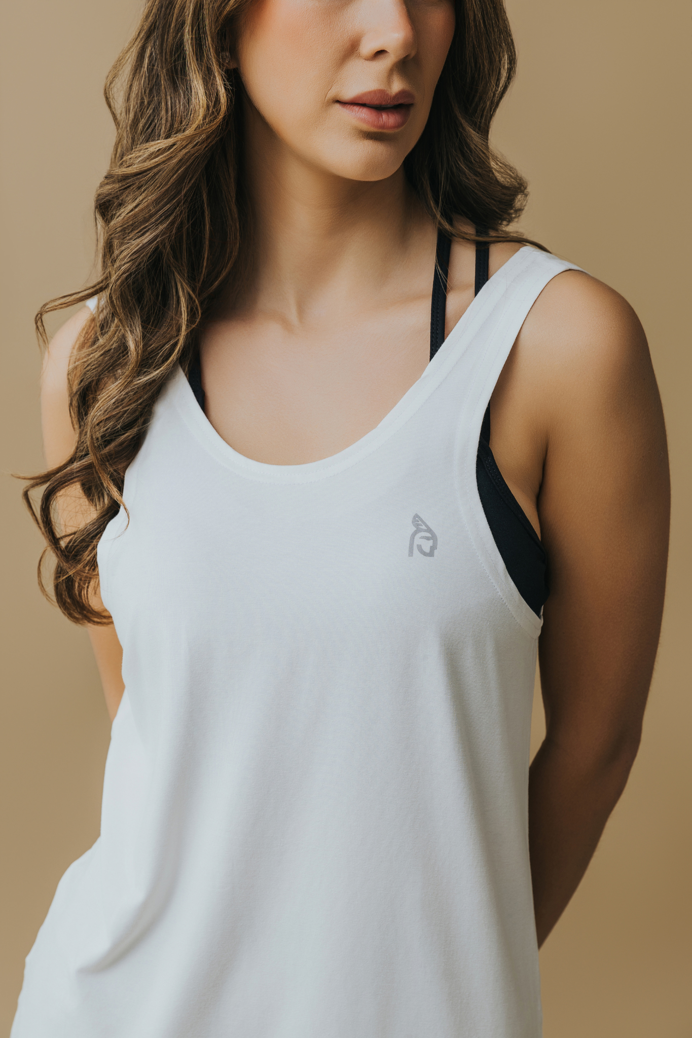 Polera musculosa abierta