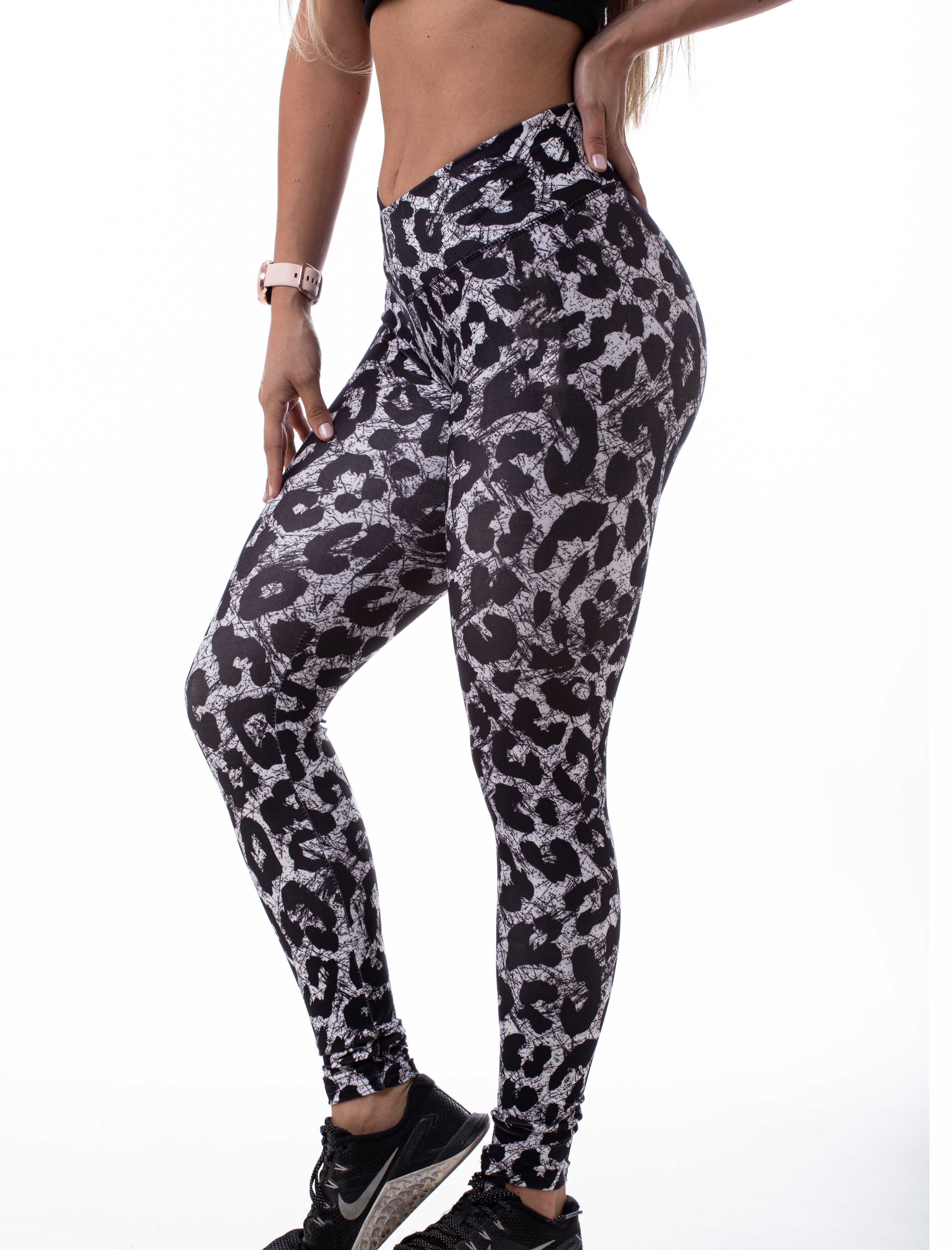 LEGGINGS ANIMAL PRINT LEOPARDO JASPEADO