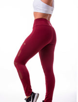 LEGGINGS LISOS MALLA TRANSPARENTE