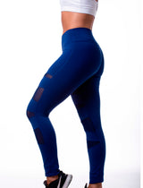 LEGGINGS LISOS MALLA TRANSPARENTE