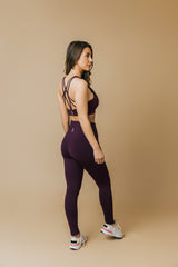 Leggings pretina cruzada