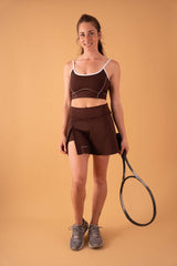 Falda Short Abertura Amplia