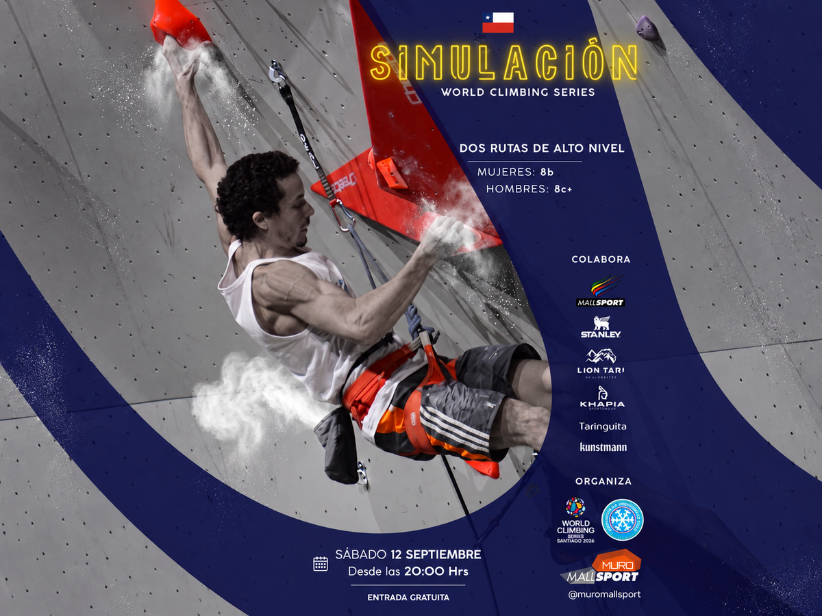 Simulación World Climbing Series Santiago 2026