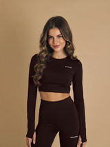 Polera Manga Larga Espalda Abierta