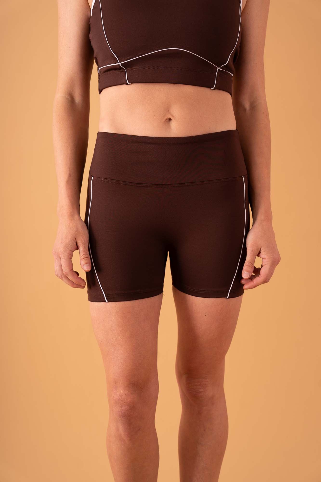 Short sin costura con líneas